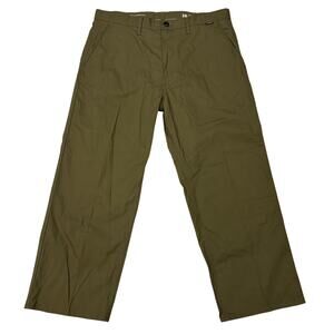 G Star Raw Pants Mens Size 38x30 Green Modson Straight Chino Classic Fit Modern